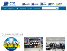 Tablet Screenshot of cdlteixeiradefreitas.com.br